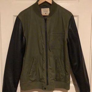 NATIVE YOUTH Olive Bomber Jacket